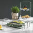ETAGERE - Klar/Silberfarben, Design, Glas/Metall (22/30,5/22cm) - Leonardo ETAGERE - Klar/Silberfarben, Design, Glas/Metall (22/30,5/22cm) - Leonardo