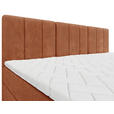 FAMILIENBETT - Rotbraun/Schwarz, Design, Holzwerkstoff/Kunststoff (210/200cm) - Esposa