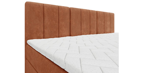 FAMILIENBETT - Rotbraun/Schwarz, Design, Holzwerkstoff/Kunststoff (210/200cm) - Esposa