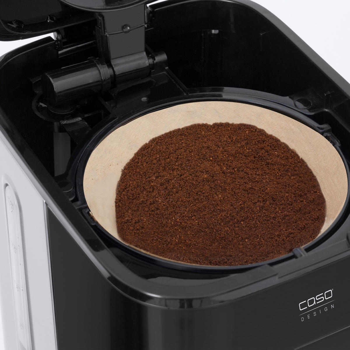 FILTERKAFFEEMASCHINE Taste & Style  - Silberfarben/Schwarz, Basics, Glas (17/32,5/24,5cm) - CASO Design