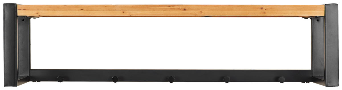 WANDGARDEROBE  in Altholz  - Design, Holz/Metall (100/25/25cm) - MID.YOU
