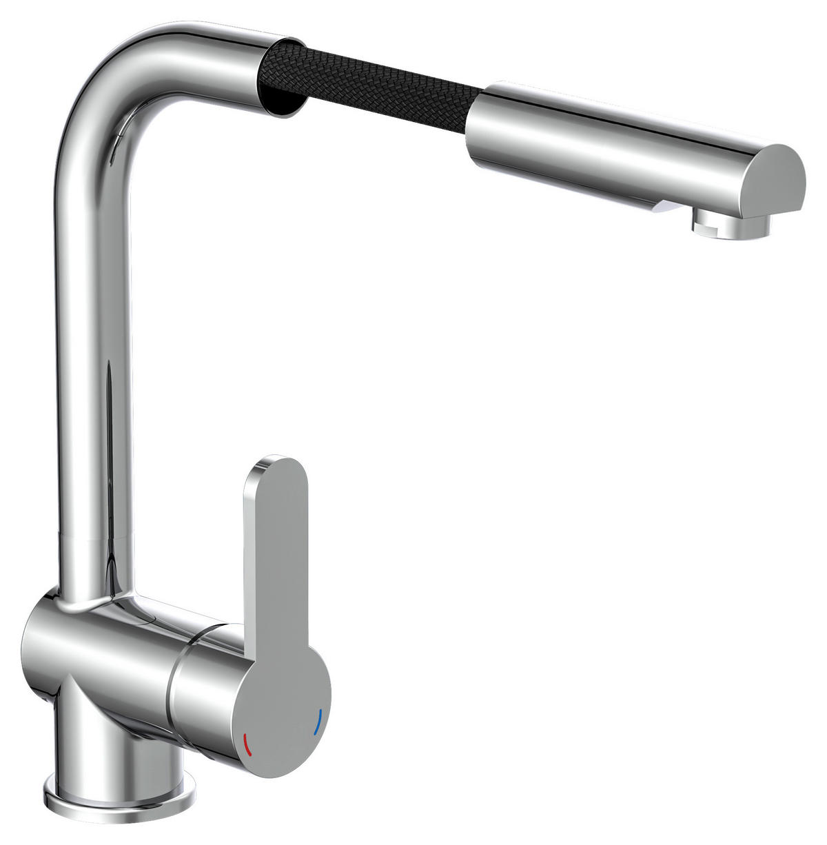 KÜCHENARMATUR XR-860  - Chromfarben, Basics, Metall (5,5/30/24cm) - Xora