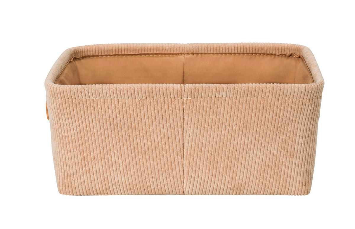 AUFBEWAHRUNGSKÖRBCHEN  - Beige, Basics, Textil (27,6/12/20cm) - Wenko