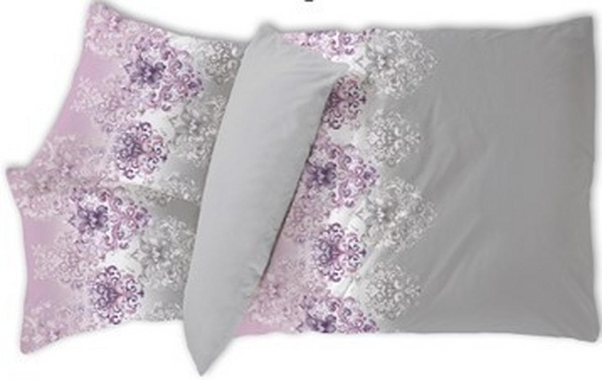 LENJERIE DE PAT CU DOUĂ FEțE 220/200 cm  - gri, textil (220/200cm) - Esposa