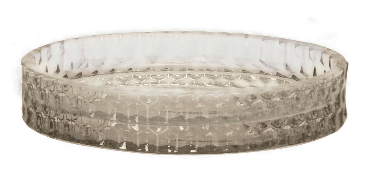 SEIFENSCHALE Glas  - Sandfarben, Basics, Glas (11,0/2,2cm) - Kleine Wolke