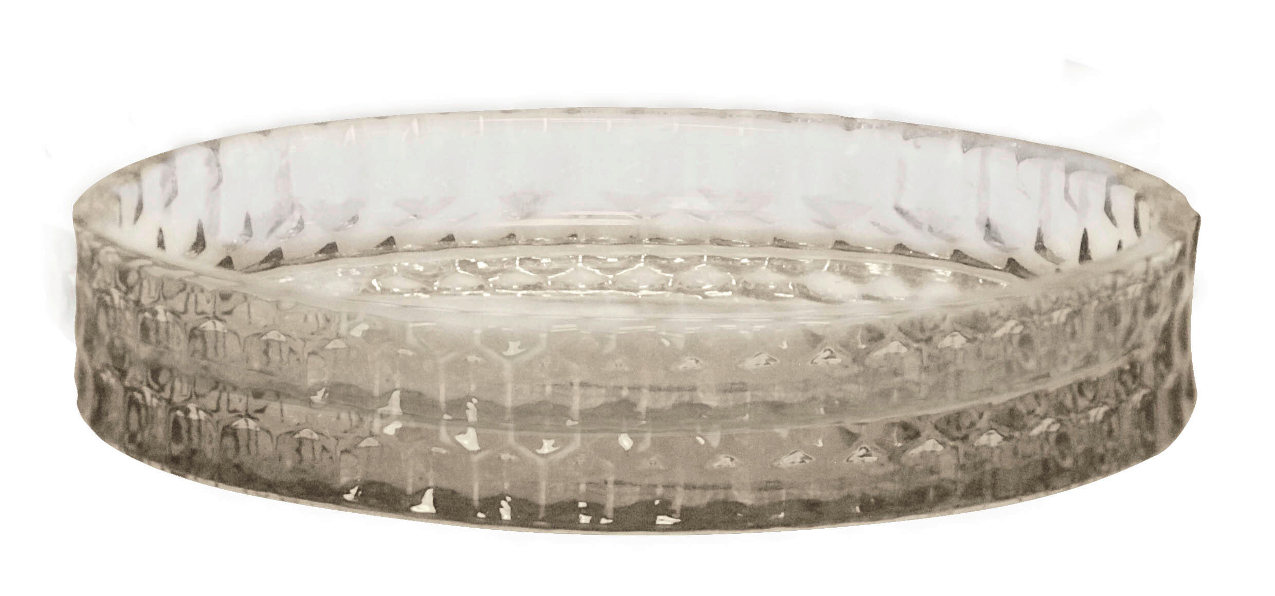 Seifenschale Melua Sandfarben Glas