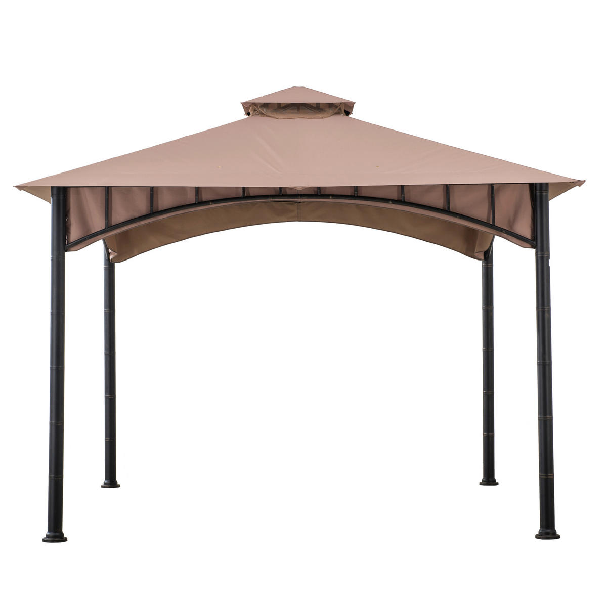 PAVILLON 340/304/340 cm Stahl  - Sandfarben/Bronzefarben, Basics, Kunststoff/Metall (340/304/340cm) - Modante