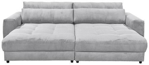 MID.YOU POHOVKA BIG SOFA, textil, kompozitní dřevo, světle šedá