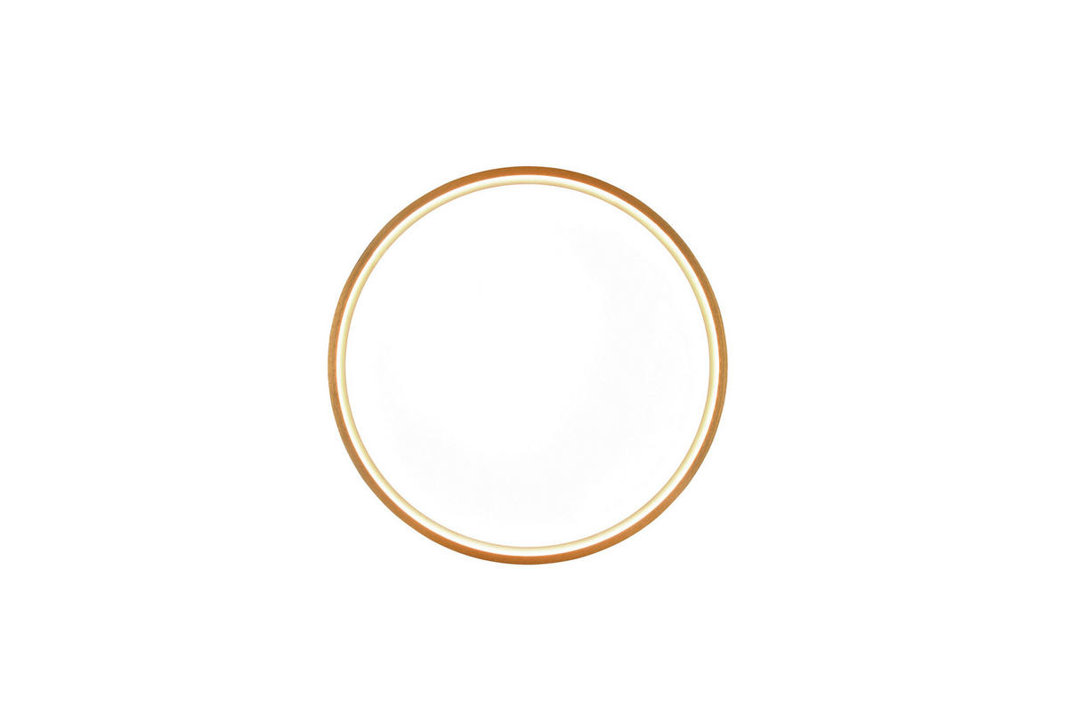 LED-DECKENLEUCHTE DOHA 45/5,5 cm   - Messingfarben, KONVENTIONELL, Metall (45/5,5cm) - Trio Leuchten