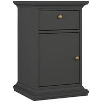 NACHTSCHRANK 43,6/69,6/40 cm  - Messingfarben/Grau, MODERN, Holzwerkstoff/Metall (43,6/69,6/40cm) - P & B