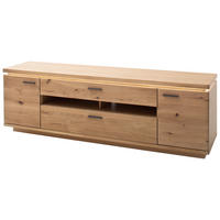 TV-ELEMENT  in 210/68/50 cm  - Eiche Bianco/Grau, Design, Holz/Holzwerkstoff (210/68/50cm) - Livetastic