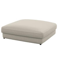 HOCKER in Textil Grau  - Schwarz/Grau, Modern, Kunststoff/Textil (133/43/133cm) - Trendmanufaktur