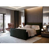 BOXSPRINGBETT 180/200 cm  in Grün  - Schwarz/Grün, MODERN, Textil (180/200cm) - MID.YOU