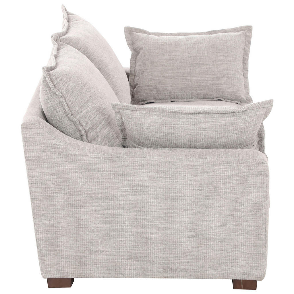 Thumbnail - Mid.you 2-Sitzer-Sofa, Greige, Textil, Kautschukholz, Füllung: Polyester, 180x93x97 cm, Wohnzimmer, Sofas & Couches, Sof...