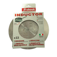 INDUKCIÓS ADAPTERLEMEZ  - ezüst, Basics, fém (0.45kg)