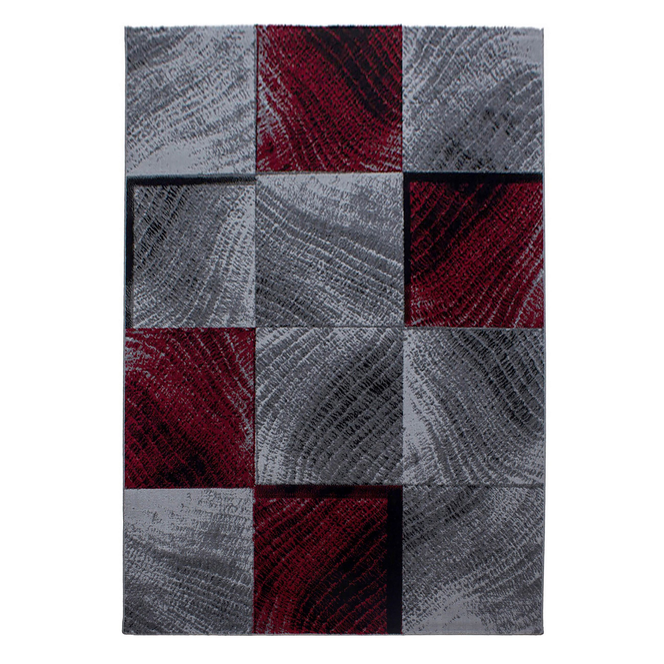 WEBTEPPICH Wohnzimmer 280/370 cm Plus Rot rechteckig  - Rot, Basics, Textil (280/370cm) - Ayyildiz 