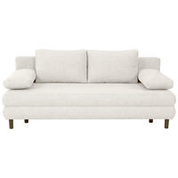 KANAPÉÁGY textil krémszínű  - krémszínű/fekete, Design, textil/fém (197/84/92,5cm) - home24