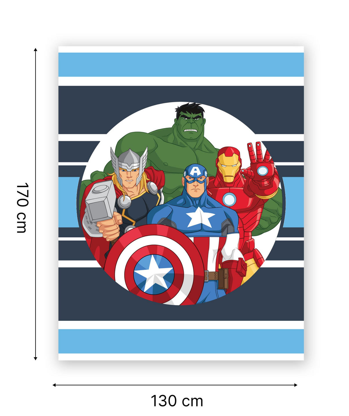 GYEREKSZŐNYEG  DISNEY CARPET  - kék, Basics, műanyag/textil (130/170cm)