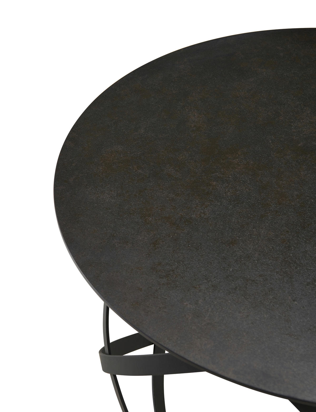 COUCHTISCH in Metall, Keramik 70/70/45 cm  - Schwarz, Design, Keramik/Metall (70/70/45cm) - Livetastic