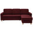 WOHNLANDSCHAFT in Leder Rot - Eichefarben/Rot, KONVENTIONELL, Leder/Holz (245/165cm) - Xora WOHNLANDSCHAFT in Leder Rot - Eichefarben/Rot, KONVENTIONELL, Leder/Holz (245/165cm) - Xora