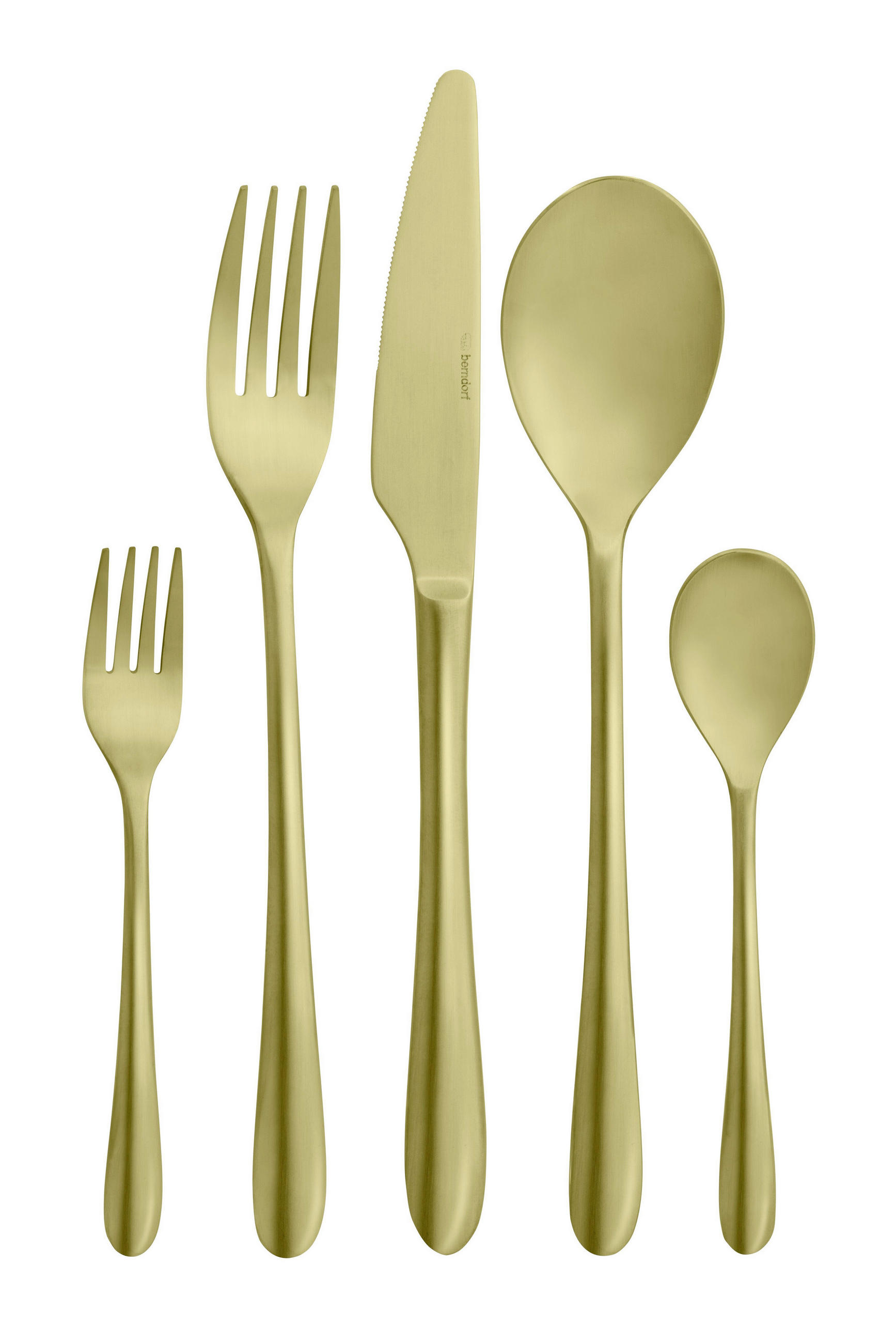 BESTECKSET ONTARIO 20-teilig Edelstahl  - Goldfarben, Basics, Metall (28,5/5/33,8cm) - Collini