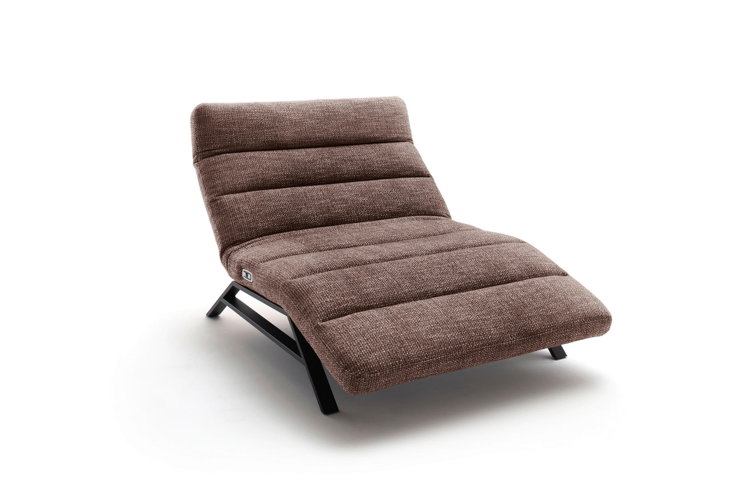 RELAXLIEGE Chenille Braun  - Schwarz/Braun, Design, Textil/Metall (120/54-113/158-198cm) - Pure Home Lifestyle