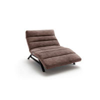 RELAXLIEGE Chenille Braun  - Schwarz/Braun, Design, Textil/Metall (120/54-113/158-198cm) - Pure Home Lifestyle