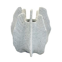 VAS 30 cm  - gråvit, Design, plast (26/30cm) - Ambia Home