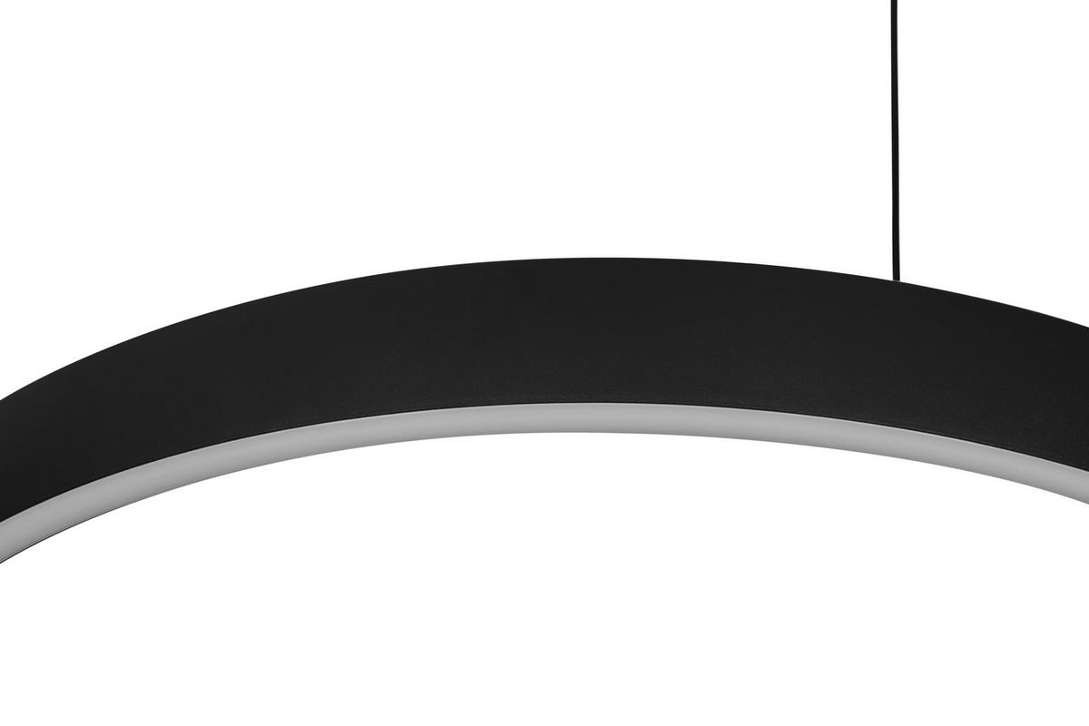 LED-HÄNGLAMPA Kent 60/170 cm  - svart, Design, metall/plast (60/170cm) - Dieter Knoll