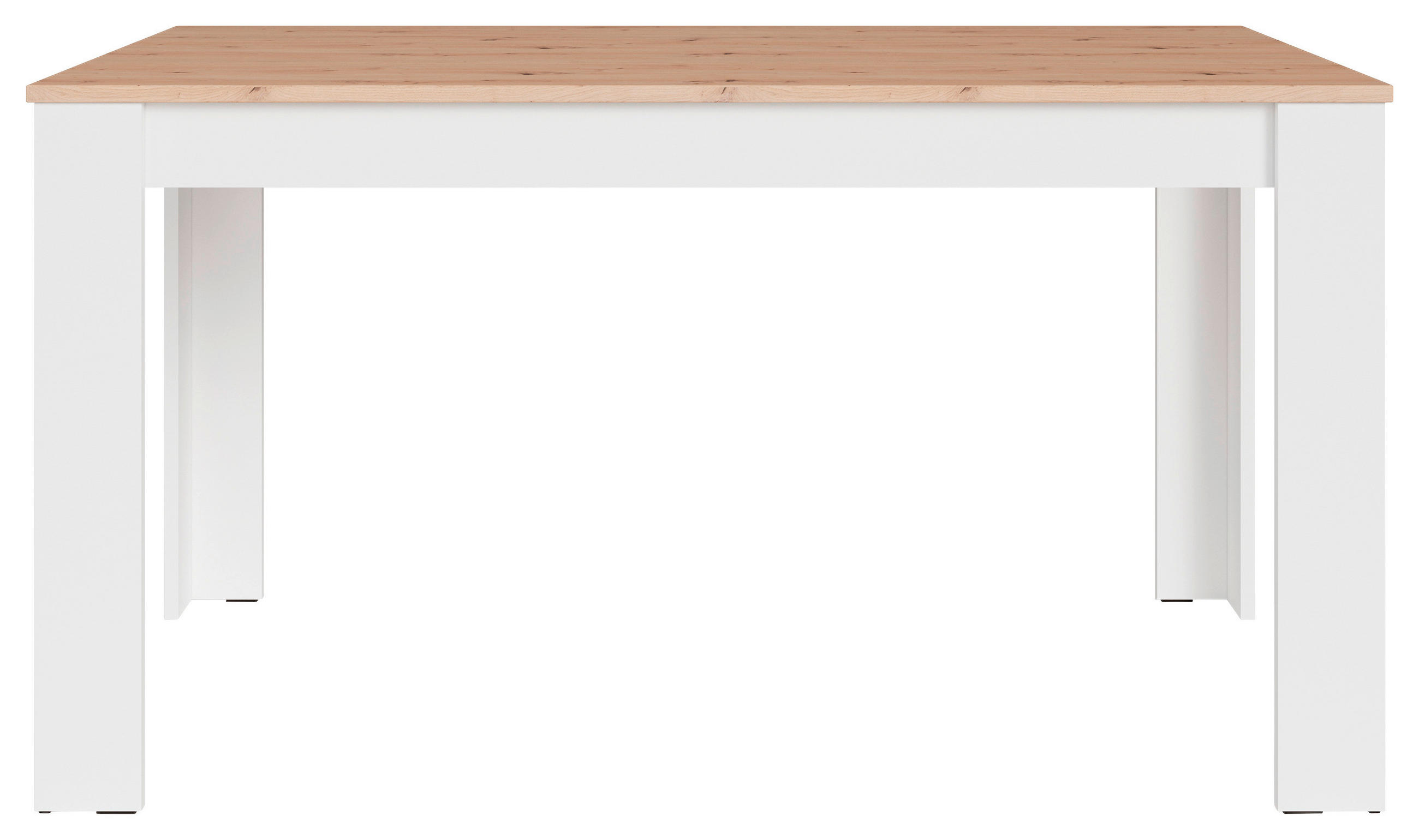ESSTISCH in Holzwerkstoff 120/80/75 cm   - Weiß/Eiche Artisan, LIFESTYLE, Holzwerkstoff (120/80/75cm) - MID.YOU