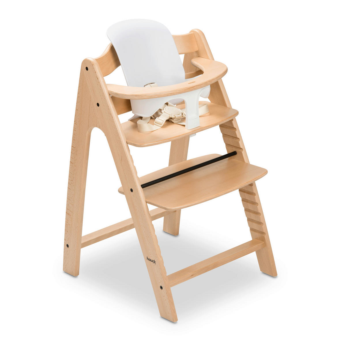 HOCHSTUHLSITZ Highchair Baby Seat  - Weiß, Basics, Kunststoff (32,5/32/34,5cm) - Hauck