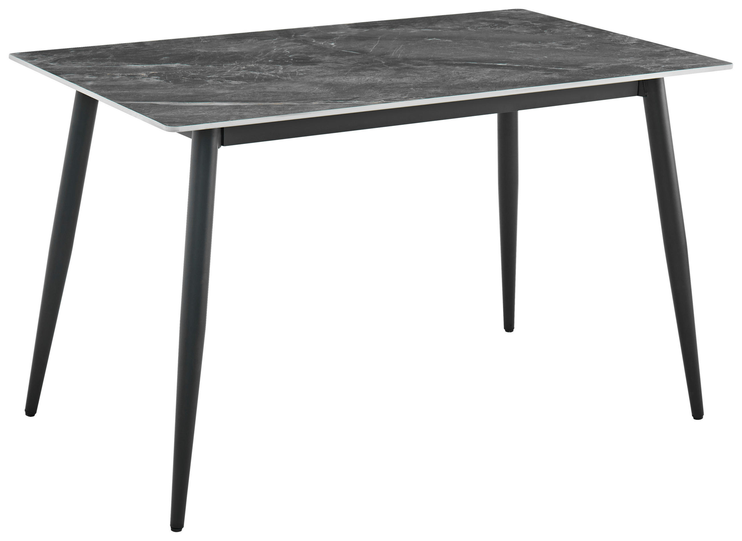 Masă din metal, 120/75/75 cm,