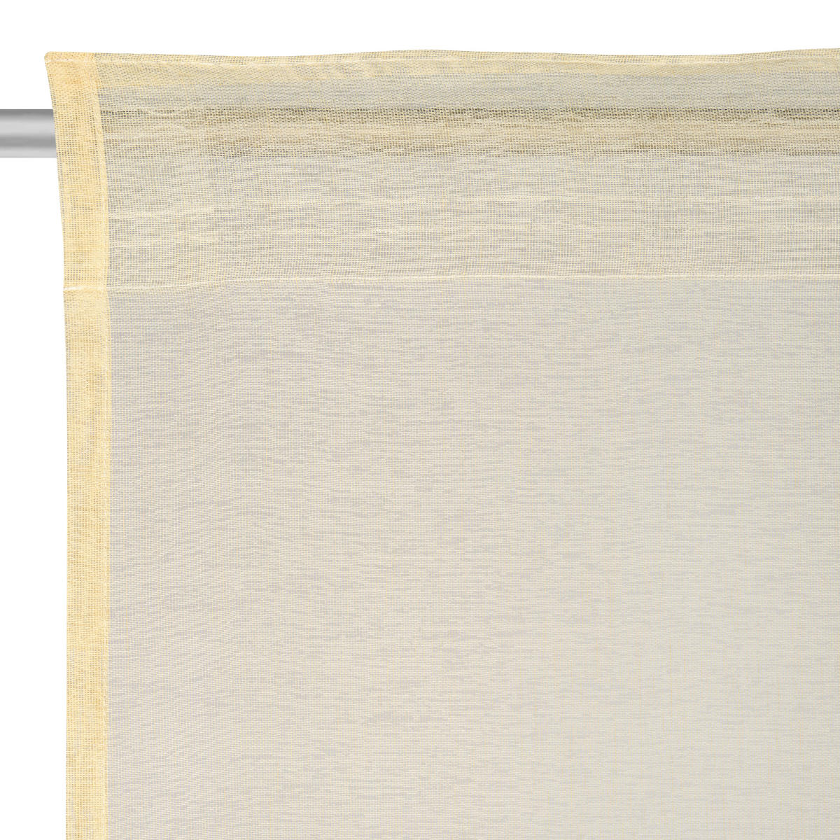 FERTIGVORHANG transparent  - Gelb, Basics, Textil (140/245cm) - Esposa