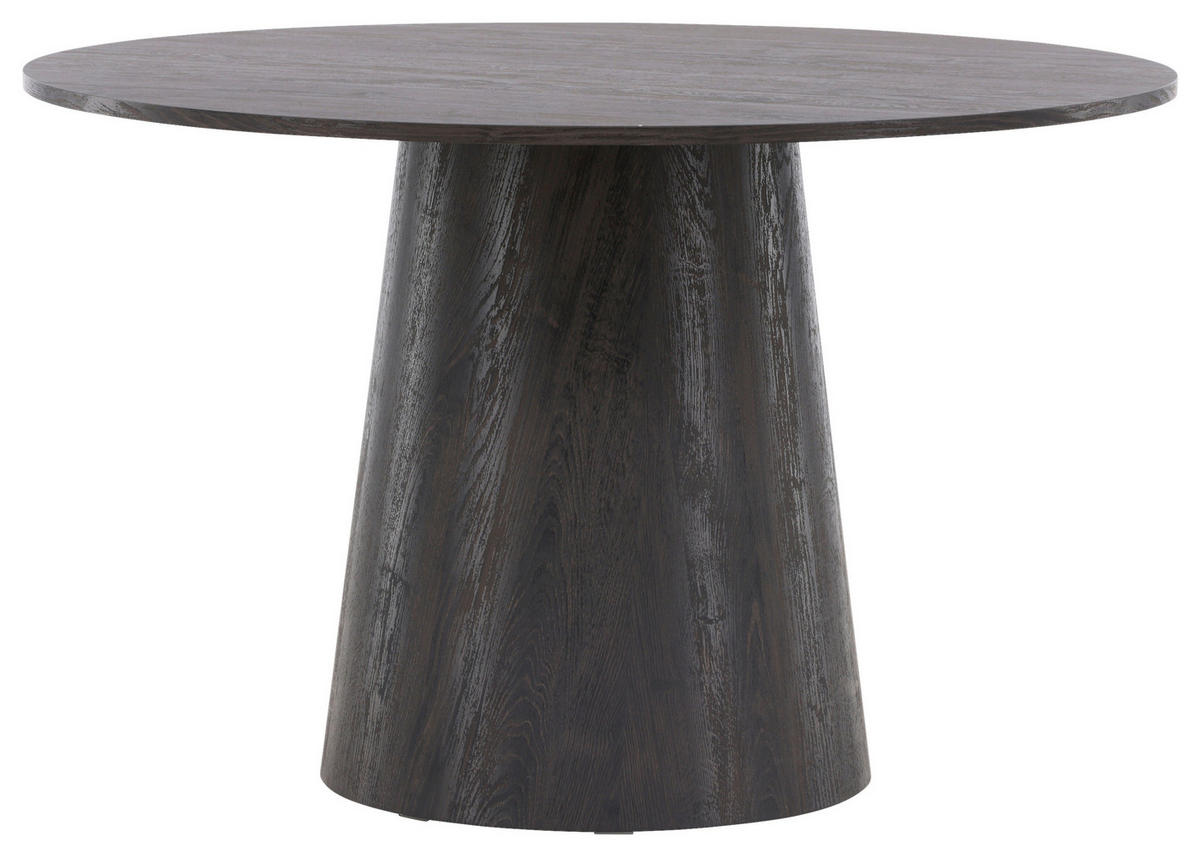 ESSTISCH in Holz 120/120/75 cm  - Schwarz/Braun, Design, Holz (120/120/75cm) - Livetastic