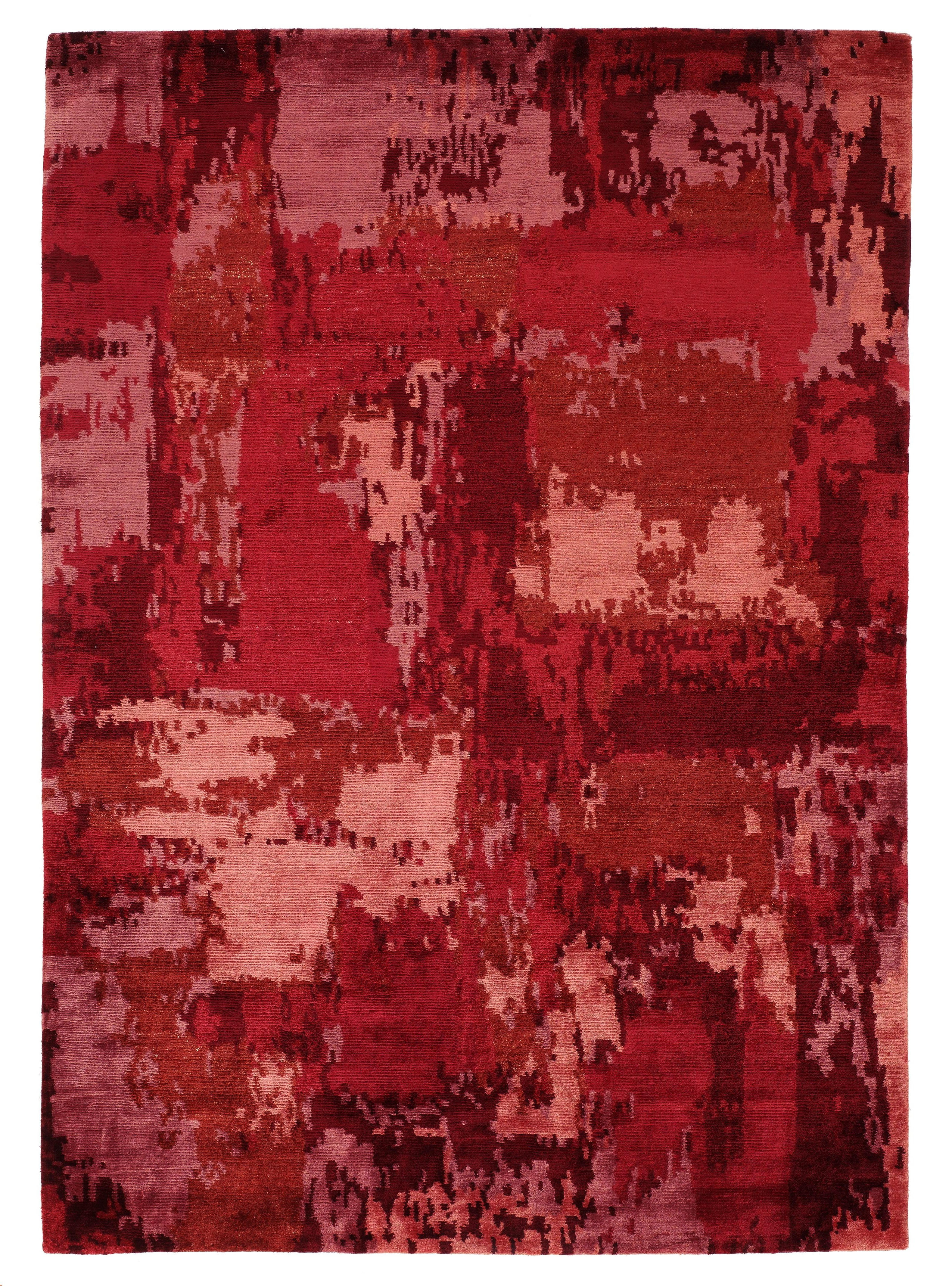 ORIENTTEPPICH  Angeles Palung  - Dunkelrot, Design, Textil (70/140cm) - Musterring