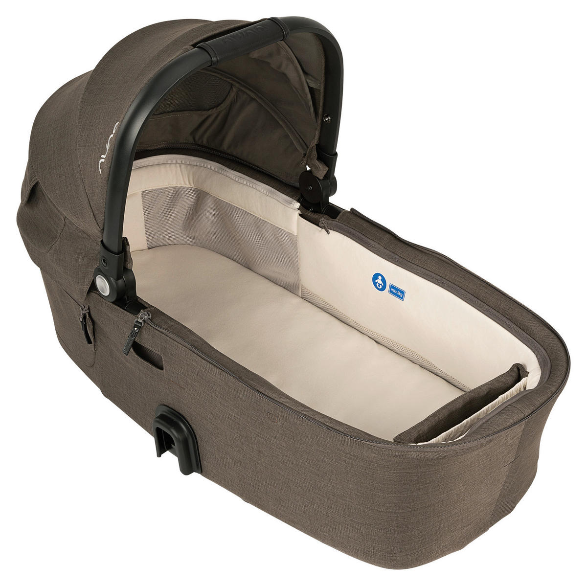 TRAGEWANNE Demi next  - Grauweiß/Graugrün, Basics, Kunststoff (43/58/88cm) - Nuna