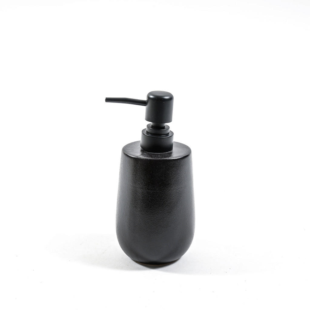 DOZATOR TEKUĆEG SAPUNA  crna  plastika, keramika   - crna, Konvencionalno, plastika/keramika (7,5/18cm) - Homeware