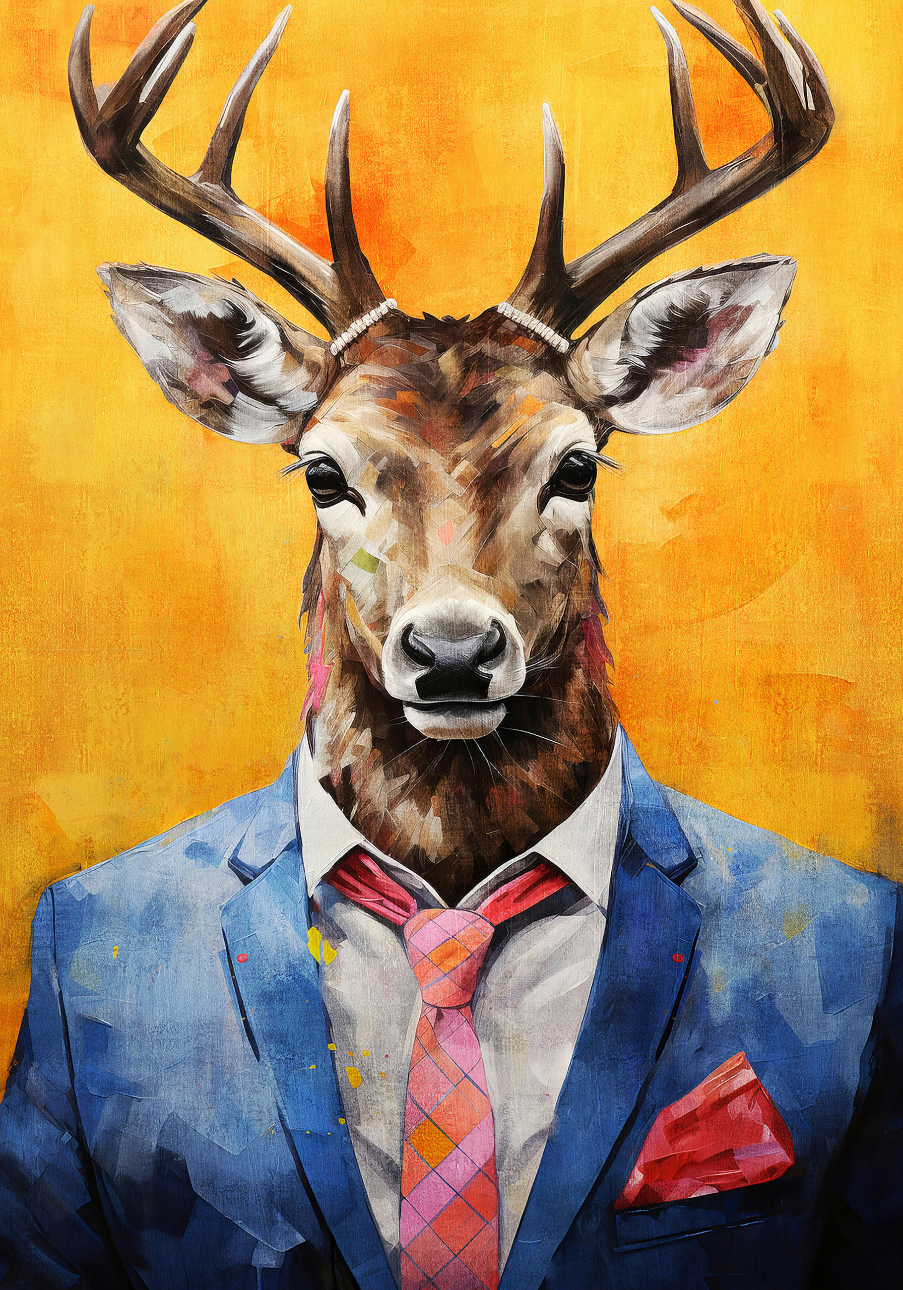 Monee TIŠTĚNÉ OBRAZY NA PLÁTNĚ, zvířata, 70/100 cm