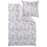 BETTWÄSCHESET Damast 160/210 cm  65 cm/100 cm  - Silberfarben, Trend, Textil (160/210cm) - Curt Bauer