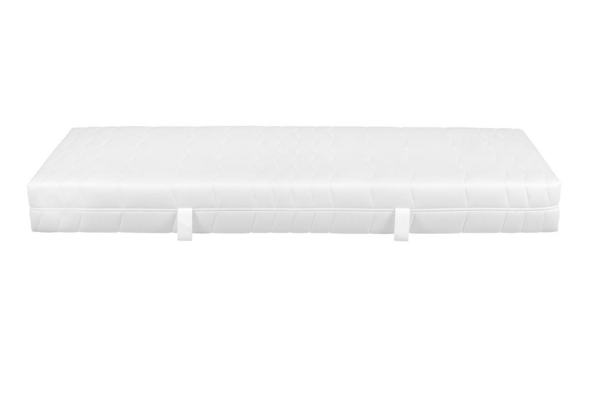 KOMFORTSCHAUMMATRATZE 2 Dreams 90/200 cm Höhe ca. 21 cm 7 -Zonen - Weiß, Basics, Textil (90/200cm) - Beco