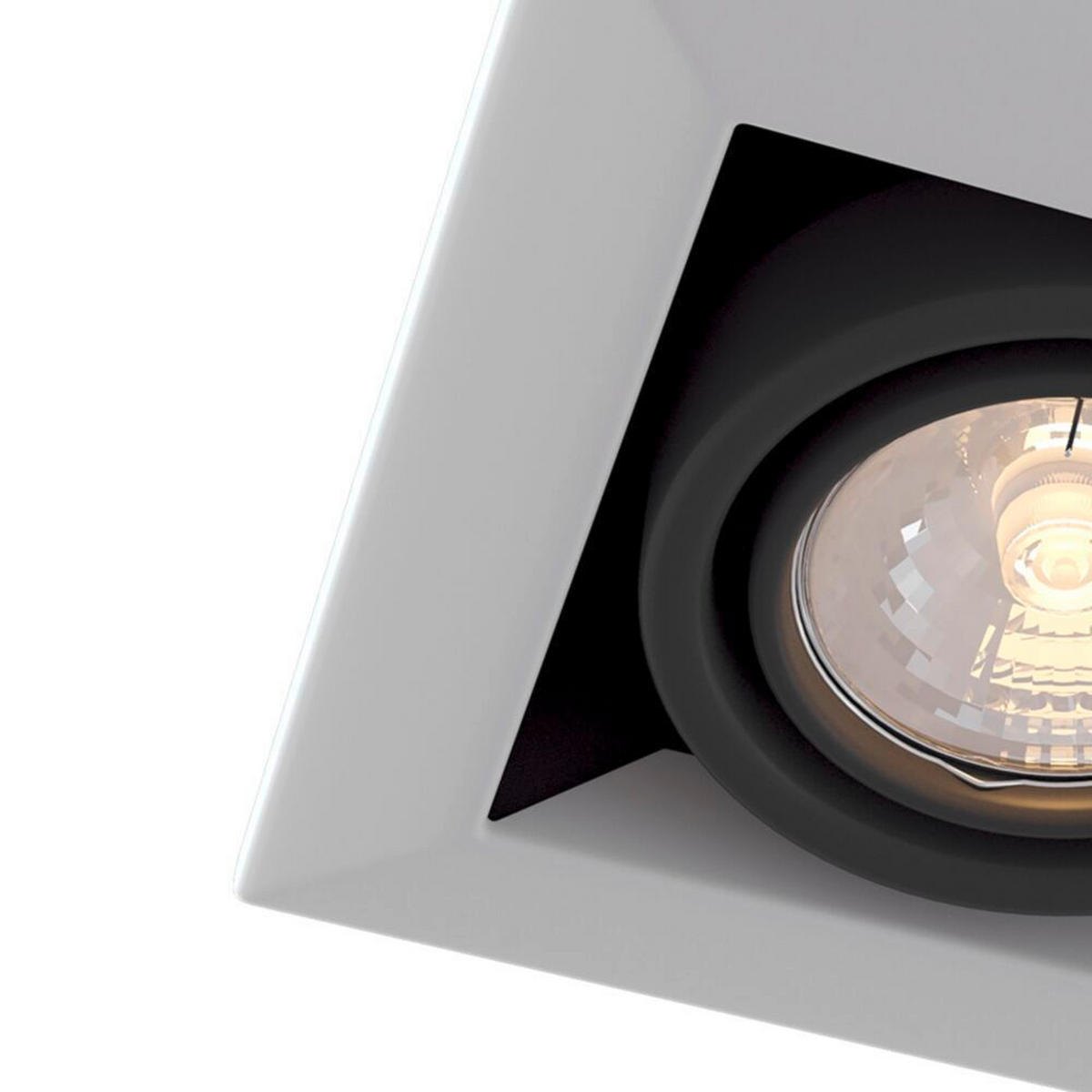 DECKENLEUCHTE    12,6/12,6/7,2 cm  - Weiss, Modern, Metall (12,6/12,6/7,2cm) - MAYTONI