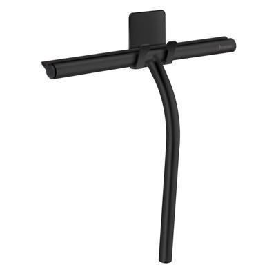 DUSCHABZIEHER  - Schwarz, Basics, Kunststoff/Metall (24/21/4cm) - Smedbo