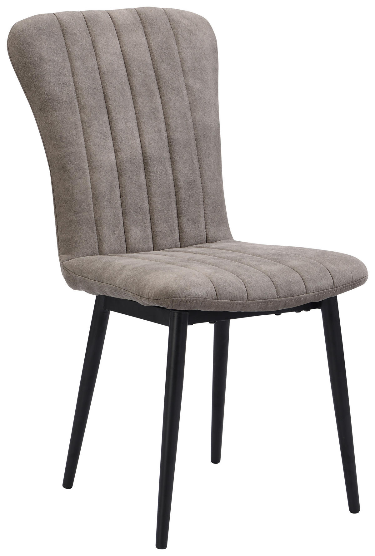 STOL, kovina, tekstil rjava, črna  - črna/rjava, Design, kovina/tekstil (48/62/90cm) - Hom`in