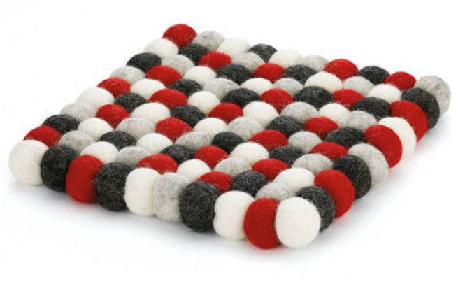 TOPFUNTERSETZER Textil Multicolor  - Multicolor, Basics, Textil (21/21/2,2cm) - Cilio