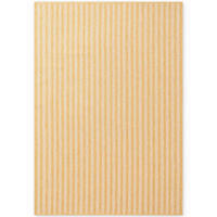 FLACHWEBETEPPICH 200/300 cm Haringey Weiß, Dunkelgelb rechteckig  - Dunkelgelb/Weiß, Design, Kunststoff (200/300cm)