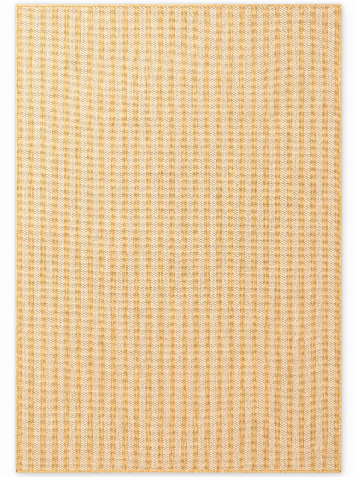 Ted Baker Flachwebeteppich Haringey Weiß, Dunkelgelb 200x300 cm