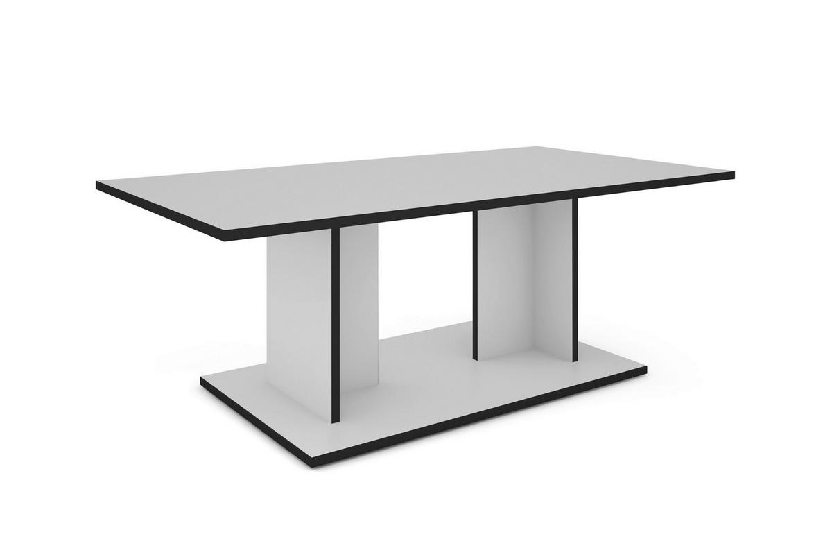 COUCHTISCH 110/40/60 cm rechteckig Weiß einfacher Aufbau  - Weiß, MODERN, Holzwerkstoff (110/40/60cm) - MID.YOU