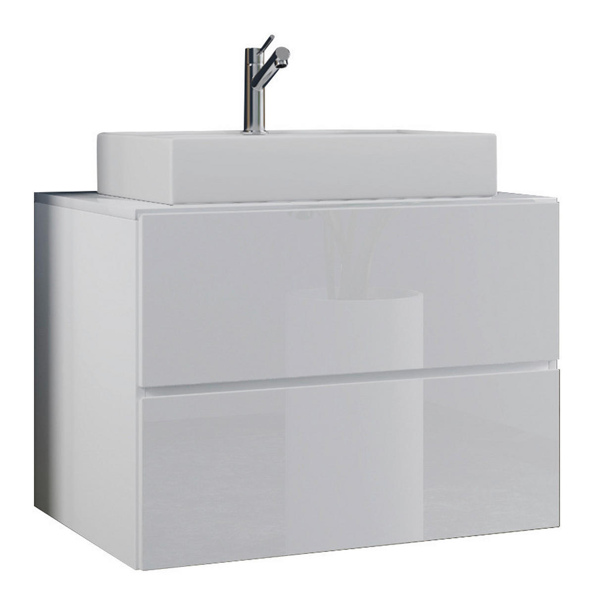 TVÄTTSTÄLL MED KOMMOD 60 cm  - vit, Modern, trämaterial/keramik (60cm) - MID.YOU