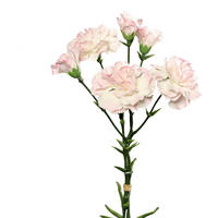 KUNSTBLUME - Rosa/Grün, Basics, Kunststoff/Textil (30cm)