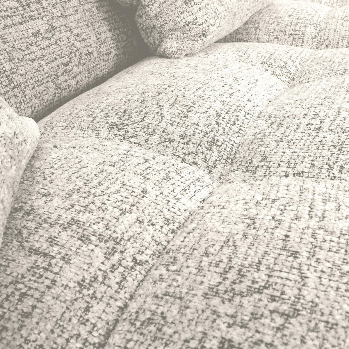 ECKSOFA Creme, Beige Chenille  - Beige/Creme, KONVENTIONELL, Kunststoff/Textil (276/170cm) - Carryhome